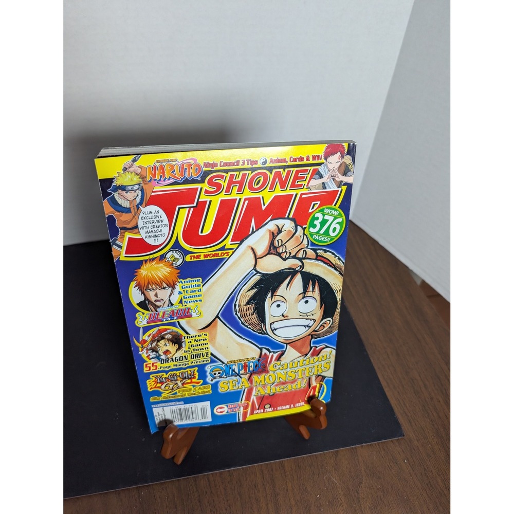 Shonen Jump Magazine April 2007 Volume 5 One Piece Naruto